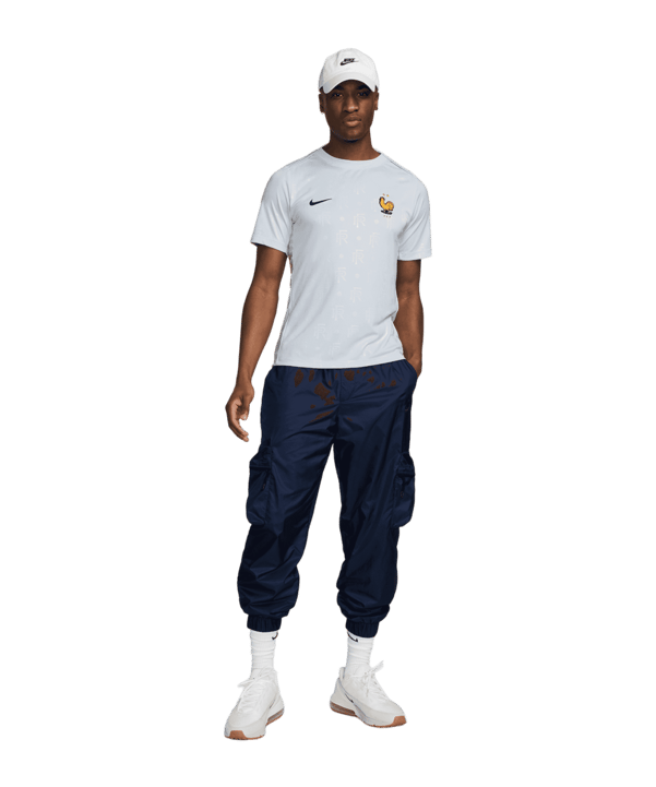Nike Frankreich Prematch Shirt EM 2024 Blau F415 - blau
