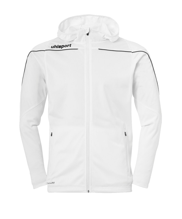 Uhlsport Stream 22 Kapuzenjacke Kids Weiss F02 - weiss