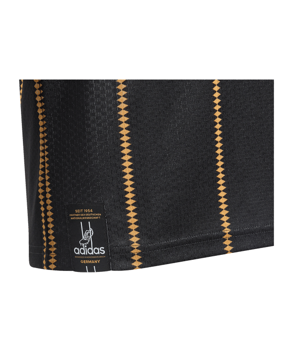 adidas DFB Deutschland Trikot Langarm 3rd 2026 Kids Schwarz - schwarz
