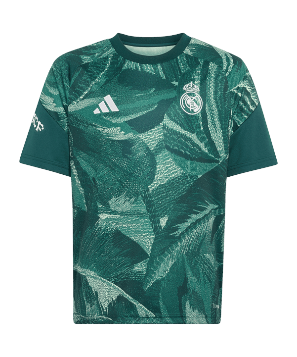 adidas Real Madrid Pre-Match Trikot 2026/2027 Kids Grün - gruen