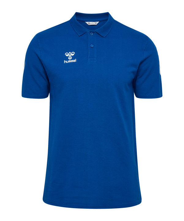 Hummel Go 2.0 Chevron Polo Blau F7045 - blau