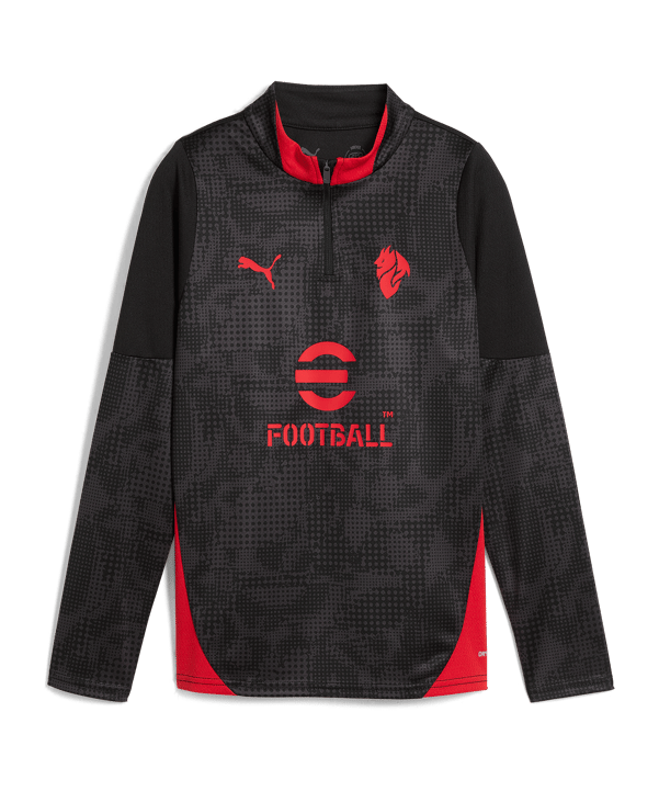 PUMA AC Mailand Training 1/4 Zip Sweatshirt Kids Schwarz F04 - schwarz