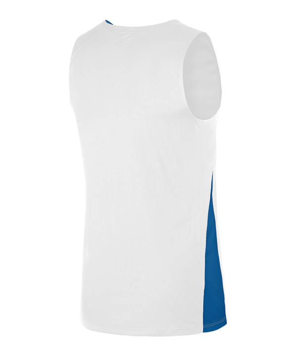 Nike Team Basketball Stock Trikot Weiss Blau F102 - weiss