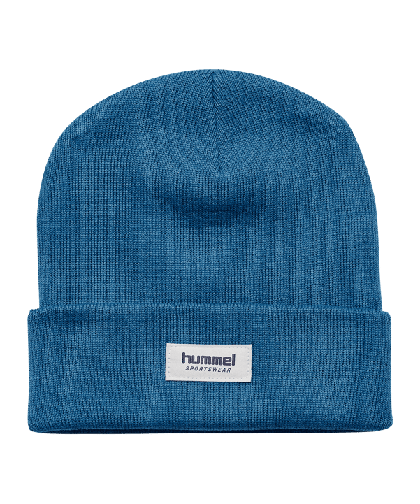 Hummel Knit Beanie Kids Blau F7379 - blau