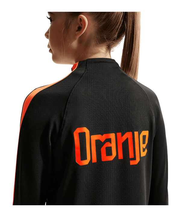 Nike KNVB Niederlande Strike Drilltop Kids Schwarz F010 - schwarz