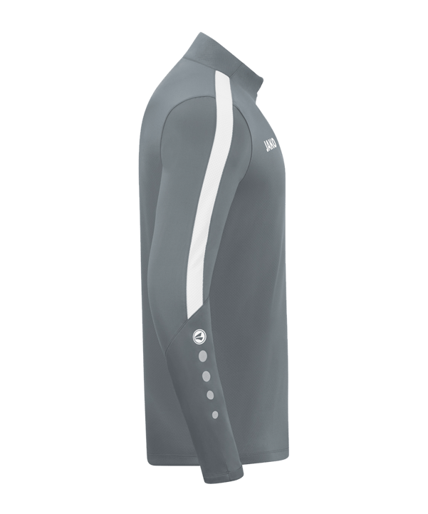 JAKO Power Sweatshirt Grau Weiss F840 - grau