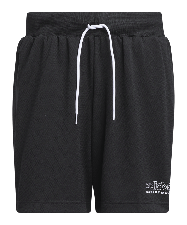 adidas Select Basketball 7 Zoll Short Schwarz - schwarz