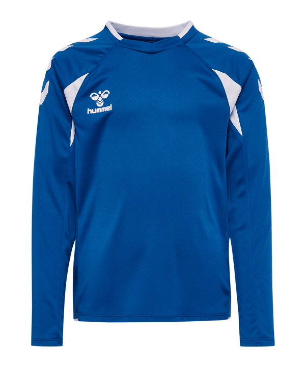 hummel Core 2.0 Trikot Langarm Kids Blau F7691 - blau