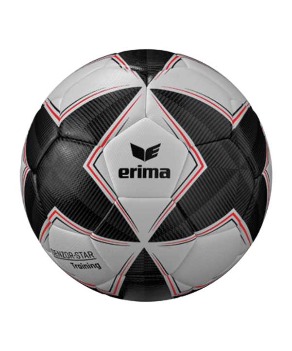 Erima Senzor-Star Trainingsball Schwarz - schwarz