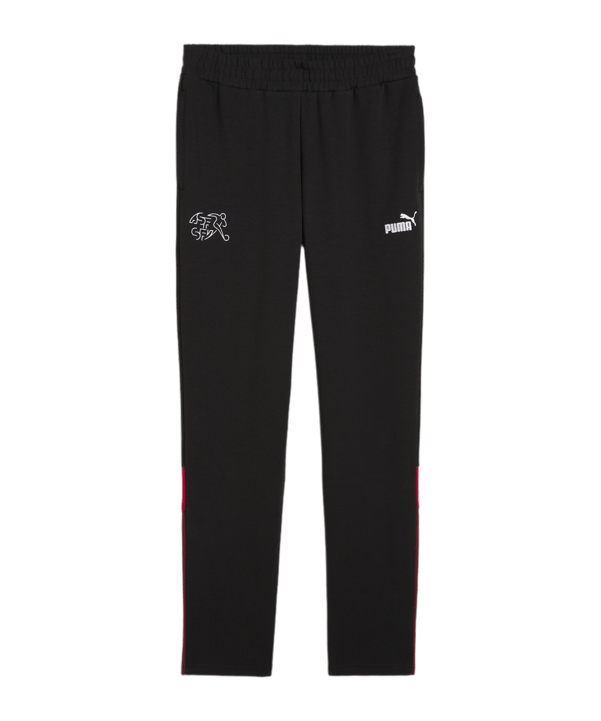 PUMA Schweiz Ftbl Archive Trainingshose EM 2024 Schwarz F14 - schwarz