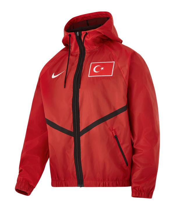 Nike TFF Türkei Anthem Jacke Rot F614 - rot