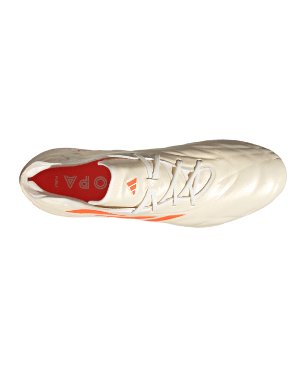 adidas COPA Pure.1 FG Heatspawn Weiss Orange - weiss