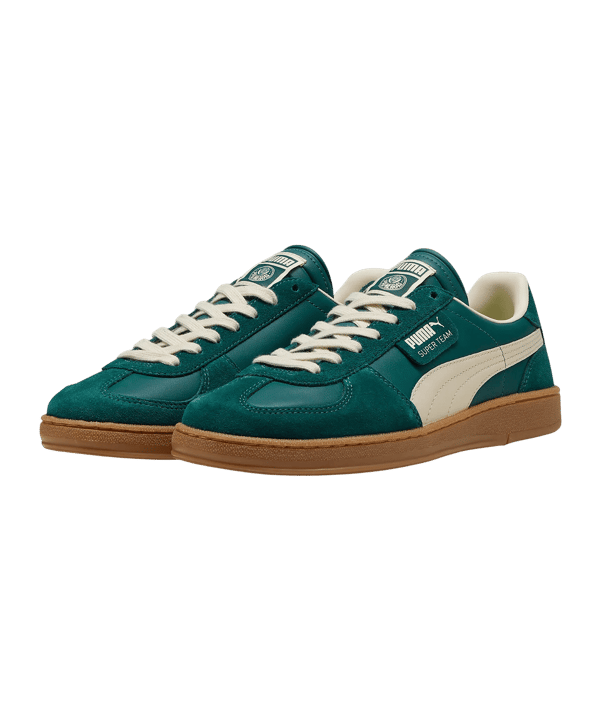 PUMA Super Team PALMEIRAS Sneaker Braun F01 - gruen