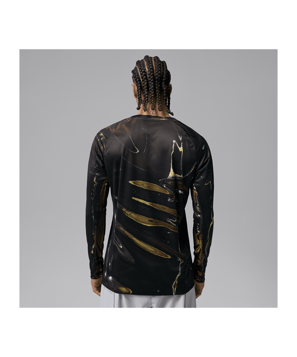 Nike Paris Saint-Germain Stadium Trikot Langarm Schwarz F011 - schwarz