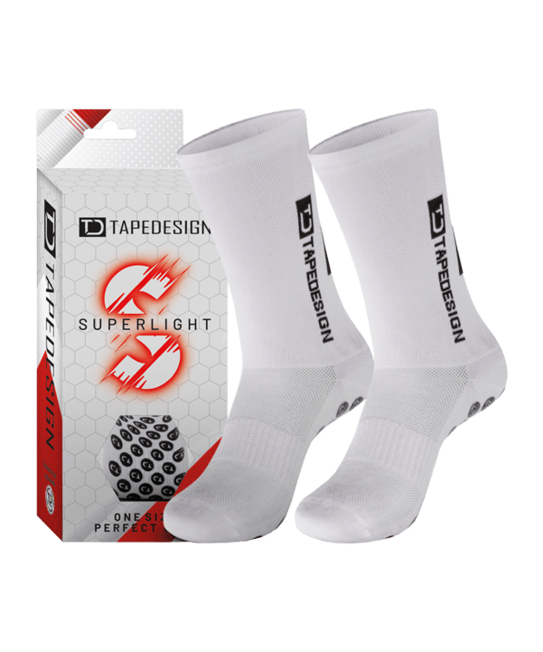 Tapedesign Gripsocks Superlight Socken Weiss F001 - weiss