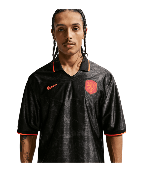 Nike KNVB Niederlande Trainingsshirt Schwarz F010 - schwarz
