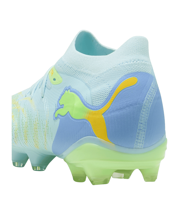 PUMA FUTURE 9 Match FG/AG Light Up Damen Gelb F01 - blau
