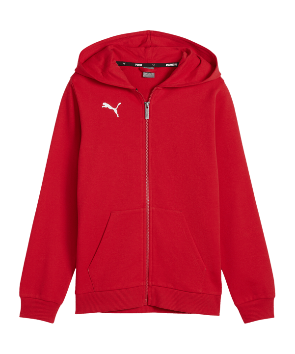 PUMA teamGOAL Casuals Kapuzenjacke Kids Rot F01 - rot