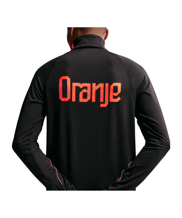 Nike KNVB Niederlande Strike Drilltop Schwarz F010 - schwarz