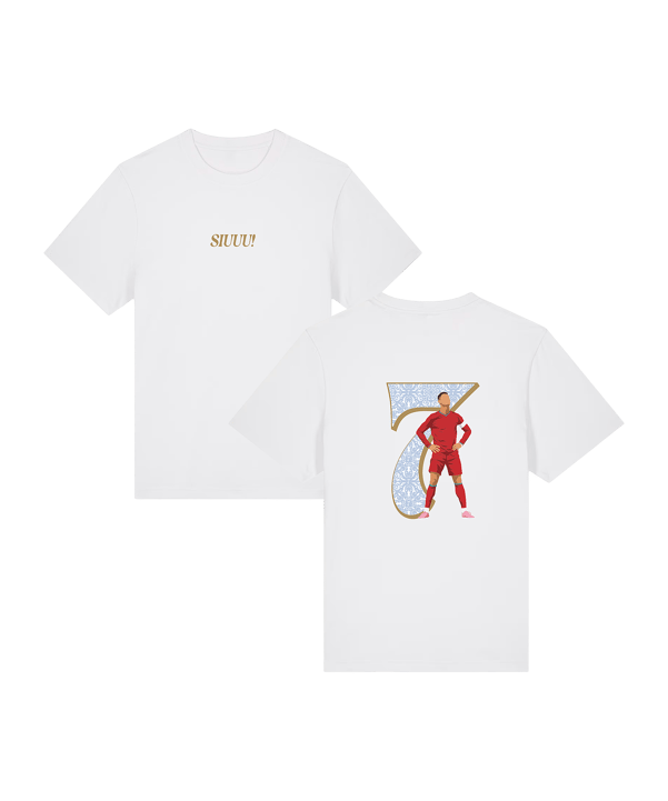 11teamsports Portugal "SIUUU!" T-Shirt WM 2026 Weiß - weiss