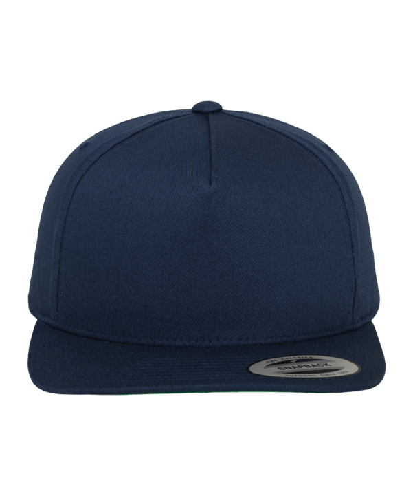 Flexfit Merch 5 Panel Classic Snapback Mütze Blau - blau