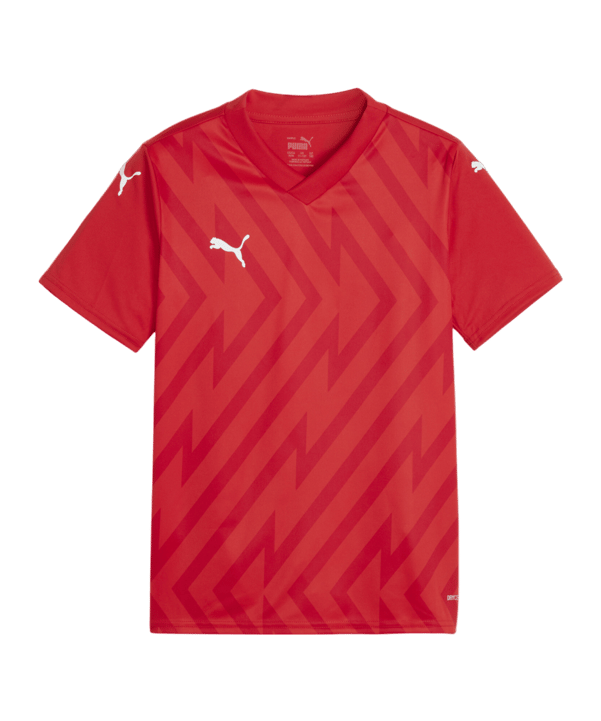 PUMA teamGLORY Trikot Kids Rot Weiss Rot F01 - rot