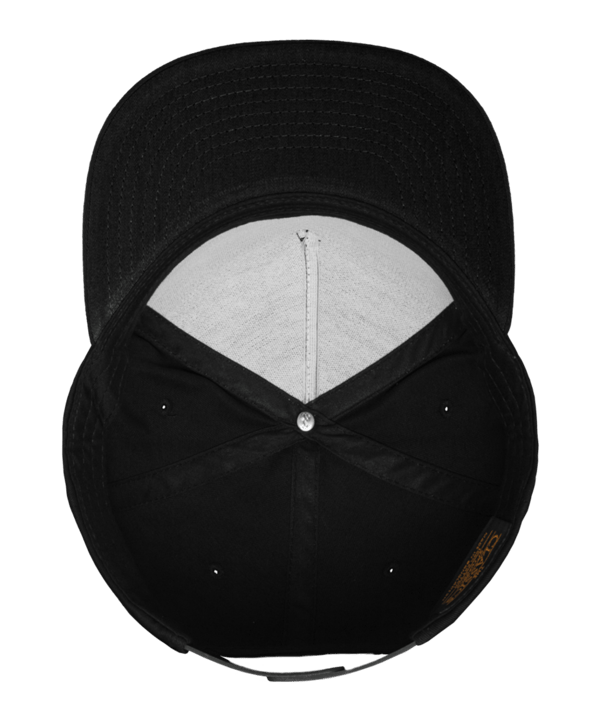 Merch 5 Panel Classic Snapback Cap Black Black - schwarz