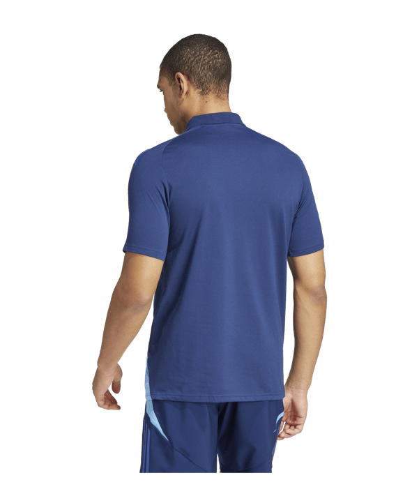 adidas Tiro 24 Competition Poloshirt Blau - blau
