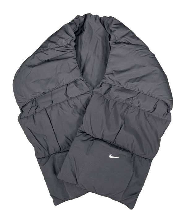 Nike Quilted Schal Schwarz Weiss F010 - schwarz
