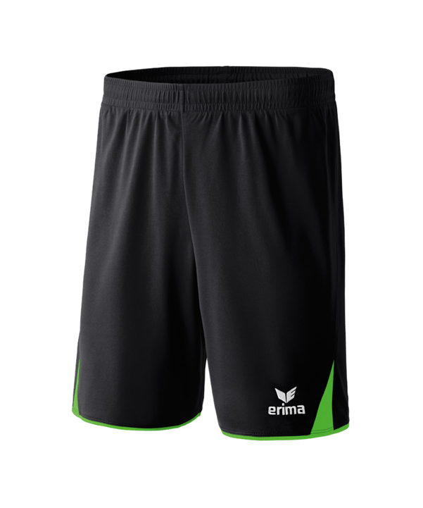 Erima 5-Cubes Short Kids Schwarz Grün - schwarz