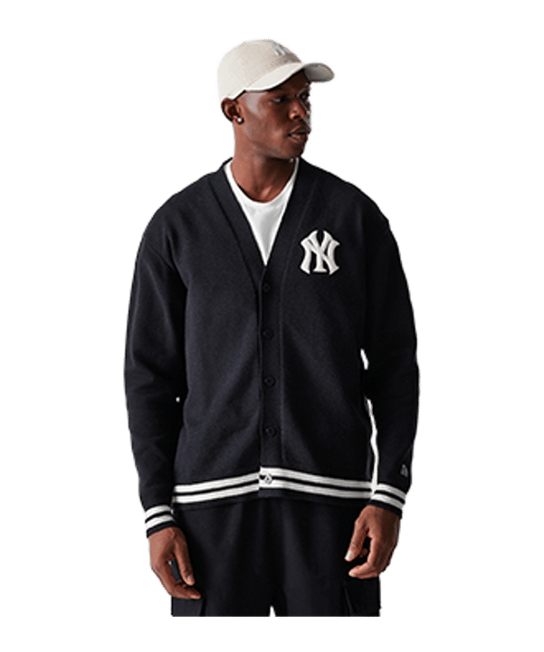 New Era MLB Knit New York Yankees Jacke Schwarz - schwarz