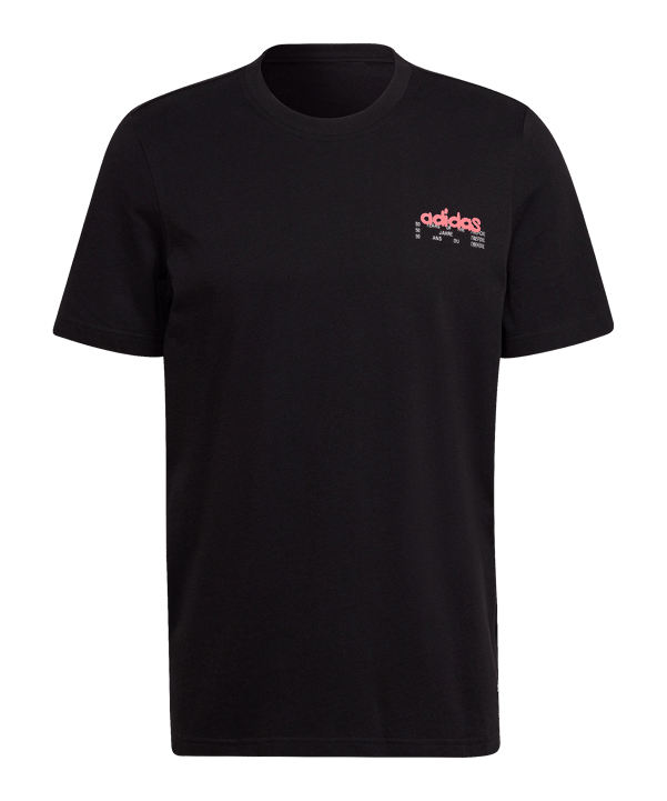 adidas Originals Behind T-Shirt Schwarz - schwarz