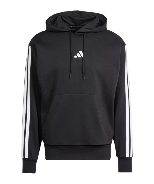 adidas 3 Stripes Hoody Schwarz