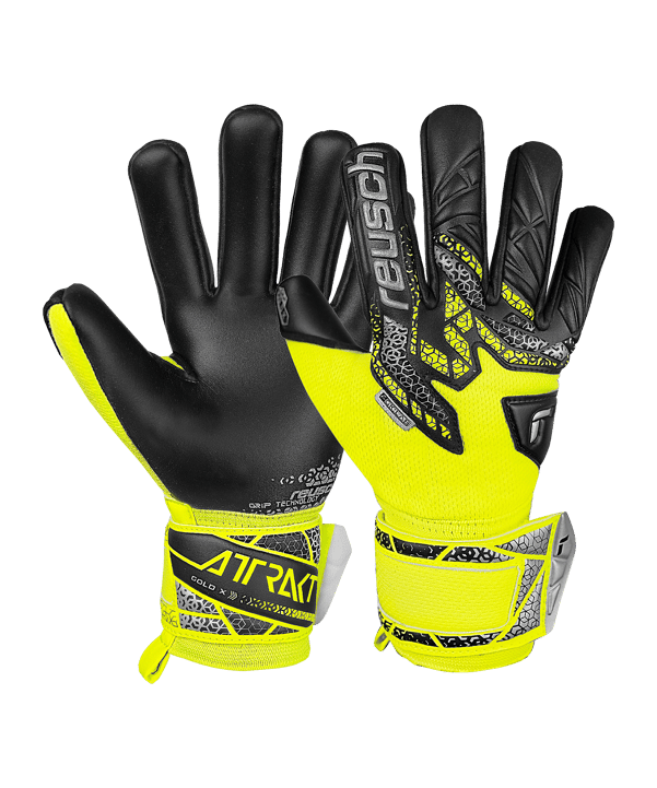 Reusch Attrakt Gold TW-Handschuhe Kids F2025 - gelb
