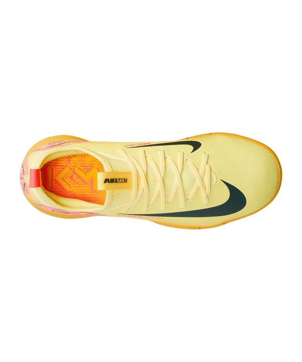 Nike Jr Air Zoom Mercurial Vapor XVI Academy IN Mbappe Signature Kids Orange Blau F800 - orange
