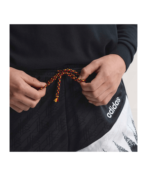 adidas DFB Deutschland 1994 Short Home Schwarz Schwarz - schwarz