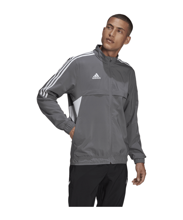 adidas Condivo 22 Präsentationsjacke Grau - grau