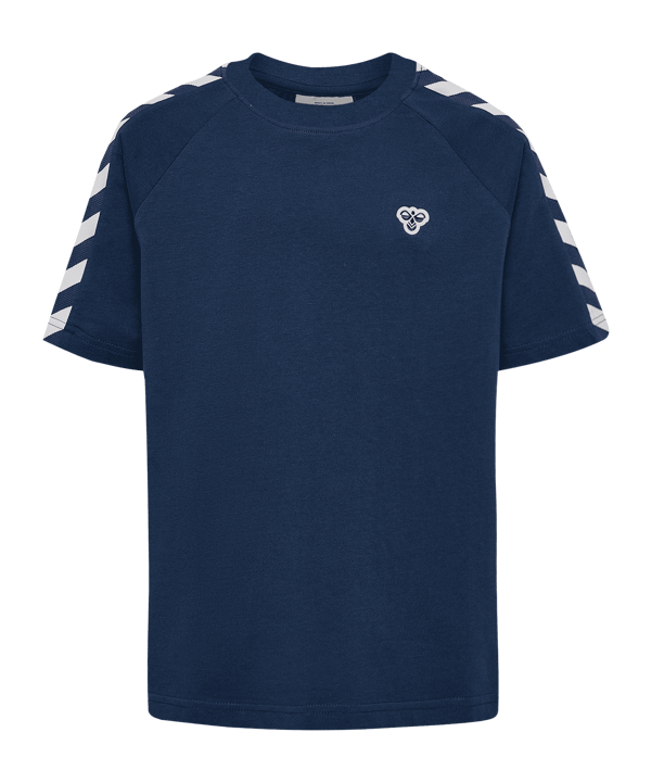 Hummel Archive Loose S/S T-Shirt Kids Blau F7459 - blau