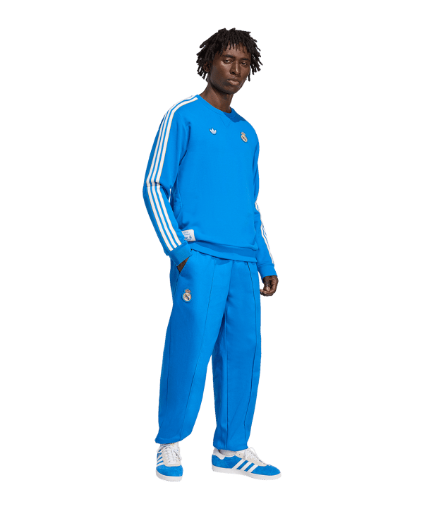 adidas Real Madrid Icon Sweatshirt Blau - blau