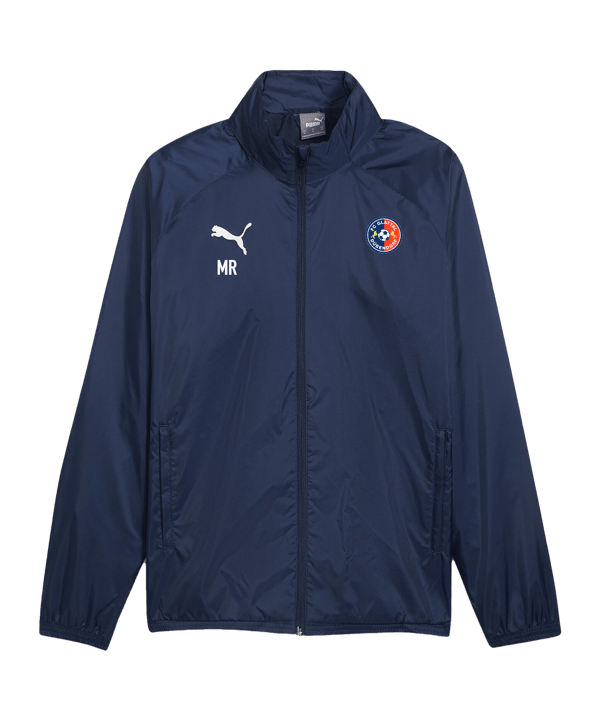 PUMA teamGOAL Allwetterjacke Blau Weiss F06