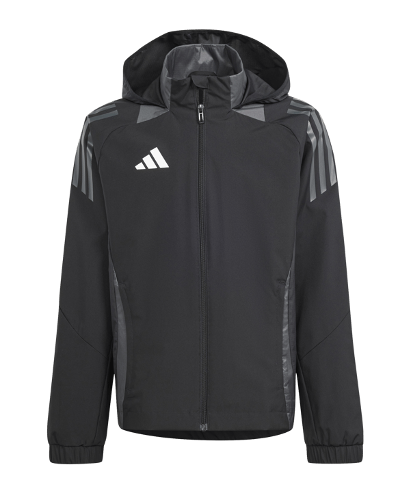 adidas Tiro 24 Competition Allwetterjacke Kids - schwarz