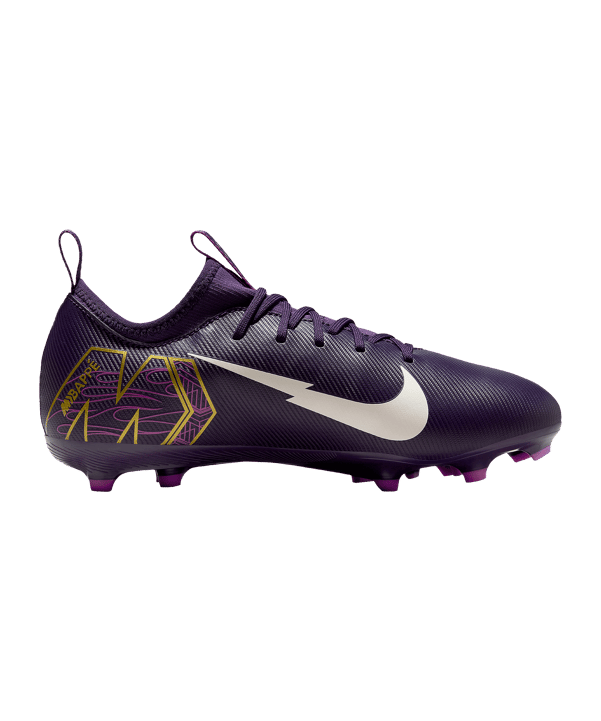 Nike Jr Air Zoom Mercurial Vapor XVI Academy FG/MG Kylian Mbappe Signature Kids Lila F500 - lila