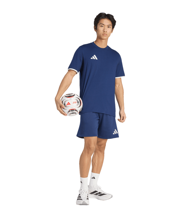 adidas Entrada 26 T-Shirt Dunkelblau - blau