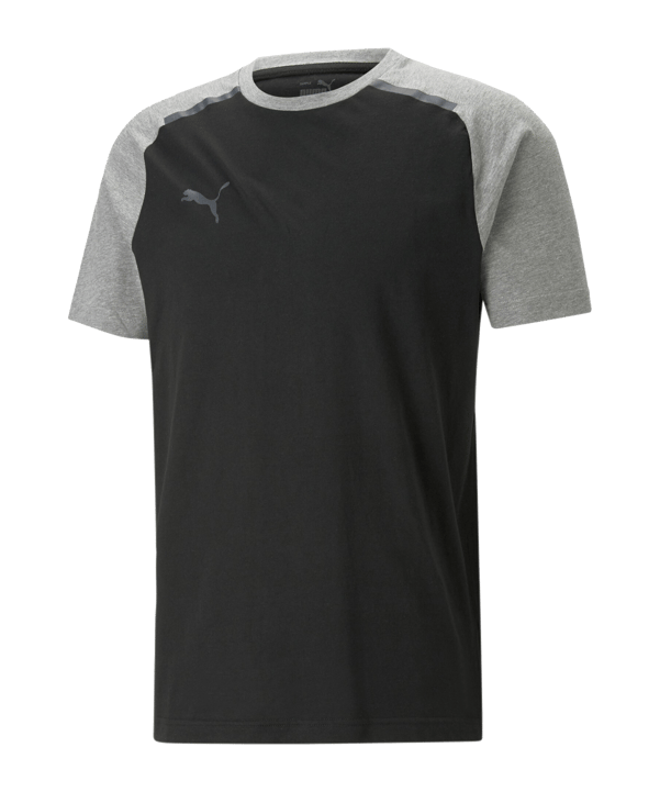 PUMA teamCUP Casuals T-Shirt Schwarz F03 - schwarz