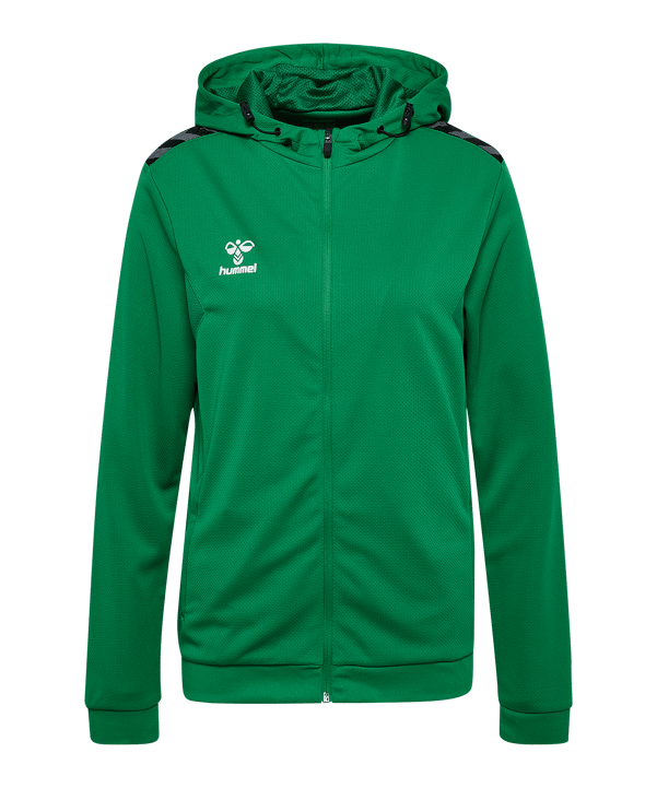 Hummel AUTHENTIC PL Kapuzenjacke Damen Grün F6235