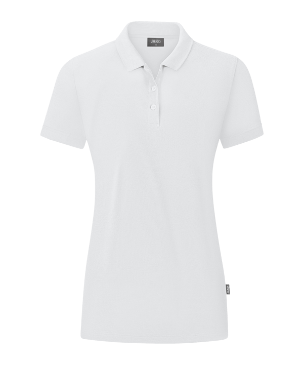 JAKO Organic Poloshirt Damen Weiss F000 - weiss