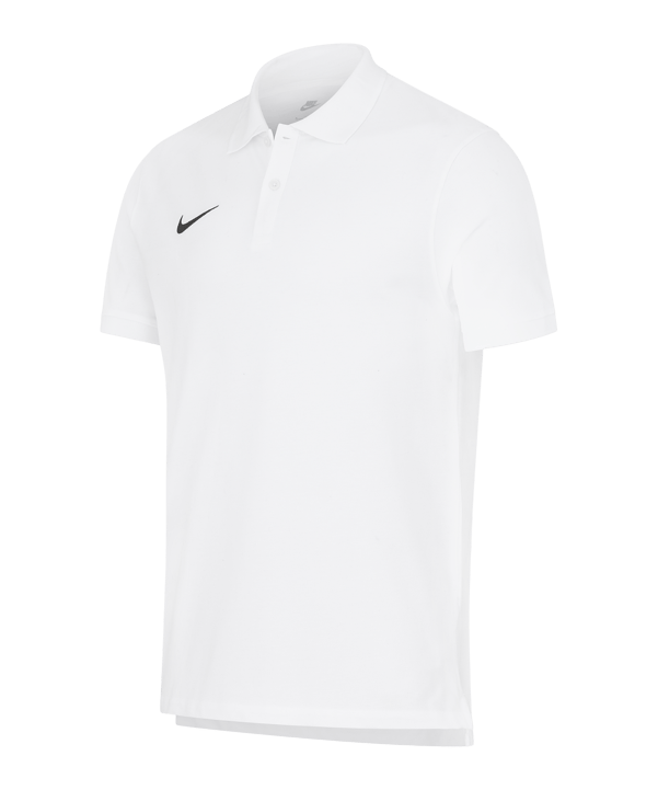 Nike Team Cotton Poloshirt Weiss F100 - weiss
