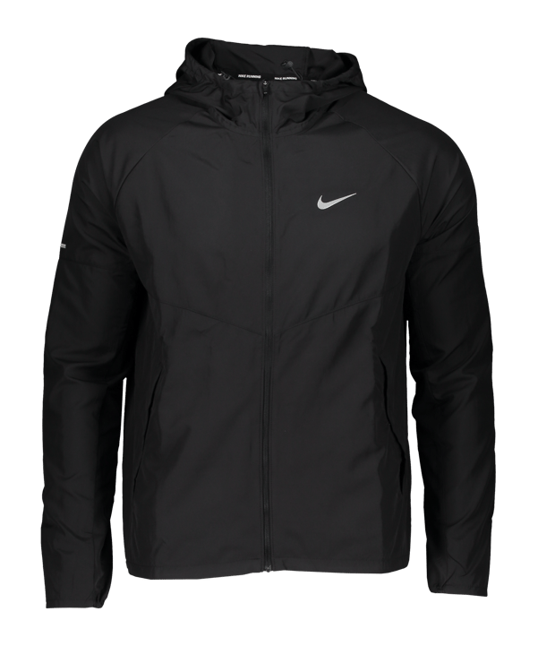 Nike Repel Miler Jacke Running Schwarz F010 - schwarz