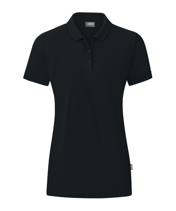 Jako Organic Polo Shirt Damen Schwarz F800 - schwarz
