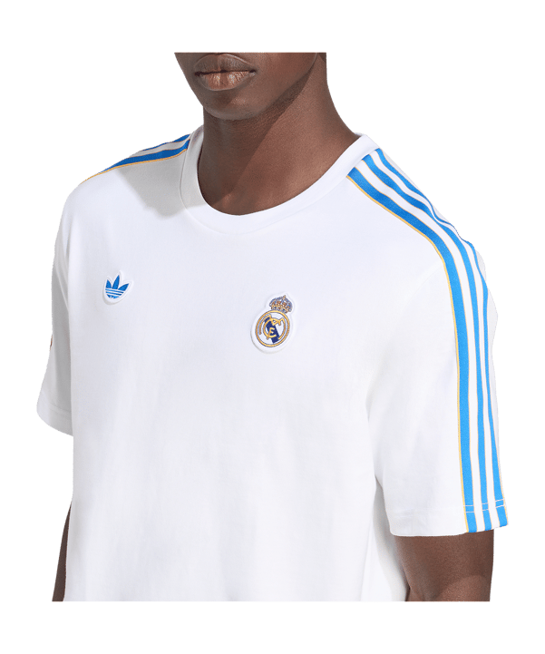 adidas Real Madrid Icon T-Shirt Weiß - weiss